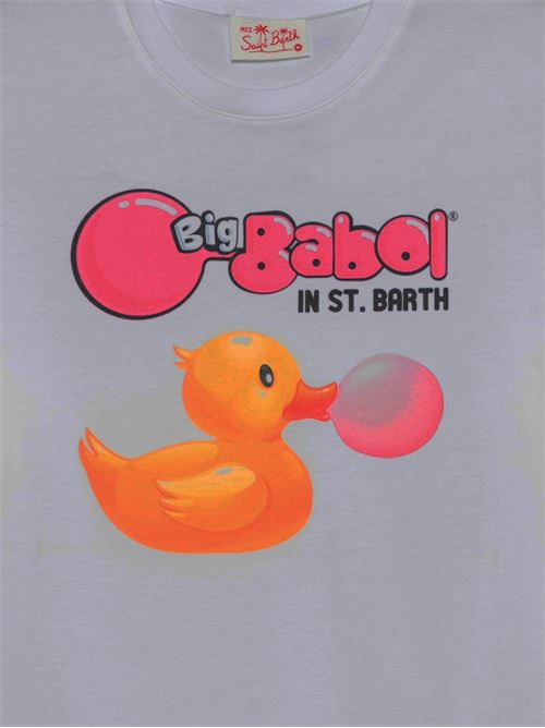 T-shirt uomo MC2 Saint Barth Denver bianca con stampa MC2 SAINT BARTH | DENVER04496L